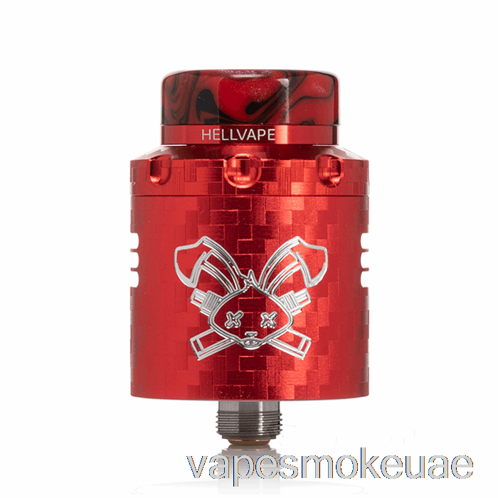 فيب الإمارات العربية المتحدة Hellvape Dead Rabbit V3 24mm RDA ألياف الكربون الحمراء